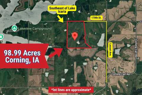 98.99 acres, Quincy Township, Corning, IA 50841