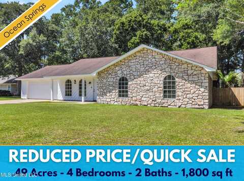3411 Queen Elizabeth Drive, Ocean Springs, MS 39564