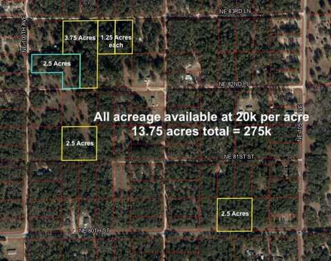 0000 NE 83RD LANE, BRONSON, FL 32621
