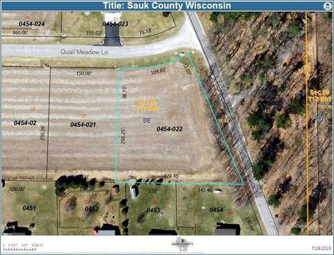 L22 Quail Meadow Lane, Reedsburg, WI 53959