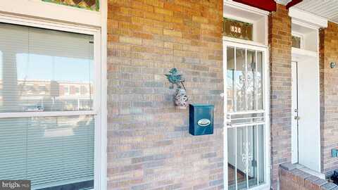 820 N BENTALOU STREET, BALTIMORE, MD 21216