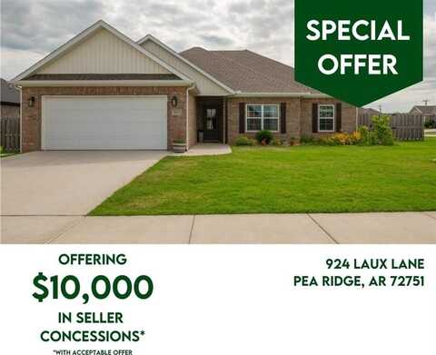 924 Laux LN, Pea Ridge, AR 72751