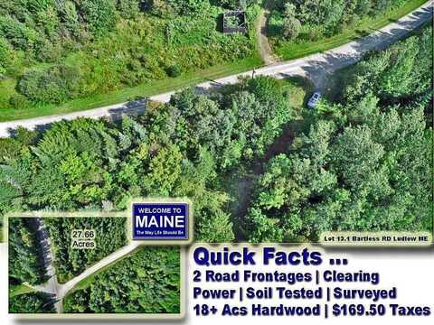 Lot 13.1 Bartlett Road, Ludlow, ME 04730
