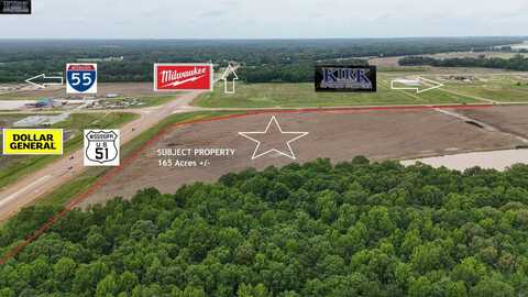 165 Acres Highway 51 and Papermill Road, Grenada, MS 38901
