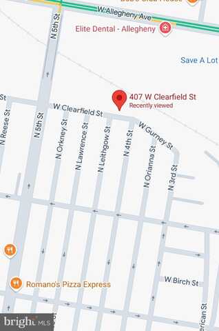 407 W CLEARFIELD STREET, PHILADELPHIA, PA 19133