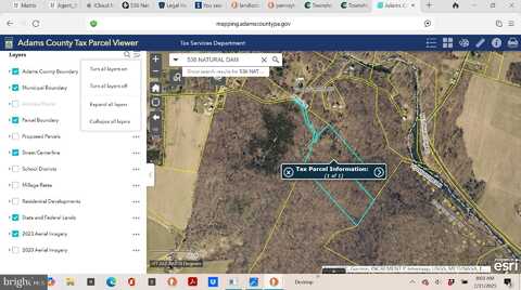 536 NATURAL DAM ROAD, GETTYSBURG, PA 17325