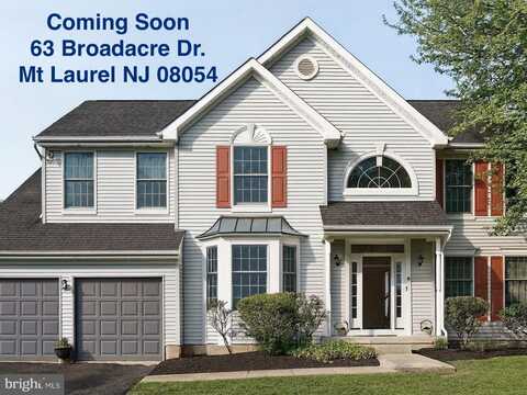 63 BROADACRE DRIVE, MOUNT LAUREL, NJ 08054