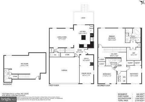 1032 LLANO DRIVE, LA PLATA, MD 20646