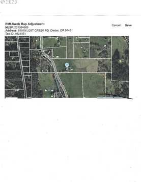 81919 LOST CREEK RD, Dexter, OR 97431