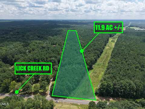 11.9 Ac Lick Creek Road, Sanford, NC 27330