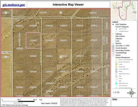 Copper Creek Road lot: 2, Yucca, AZ 86438