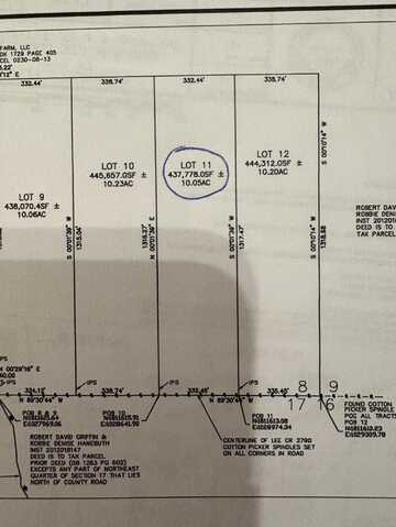 CR 2790 Lot 11, Guntown, MS 38849