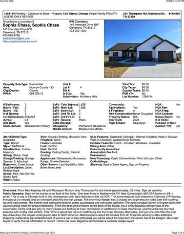 244 Thompson Road, Madisonville, TN 37354