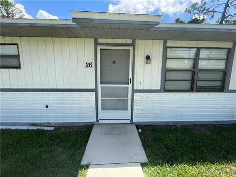 7630 W Homosassa Trail unit: 26, Homosassa, FL 34448