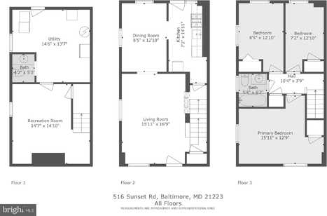 516 SUNSET ROAD, BALTIMORE, MD 21223