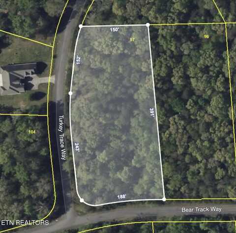 Lot 97 Turkey Trace Way, Del Rio, TN 37727