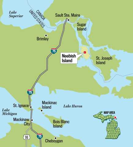 E 15 Mile RD, Russell Island, MI 49710