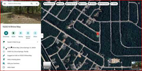 9200 N Rhine Avenue, Citrus Springs, FL 34434