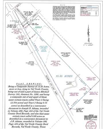 13.35 Acres S. side Hwy 277 S, Del Rio, TX 78840
