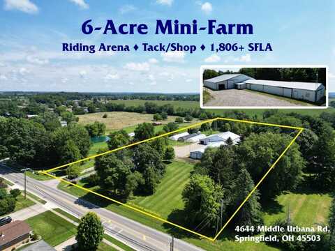 4644 Middle Urbana Road, Springfield, OH 45503