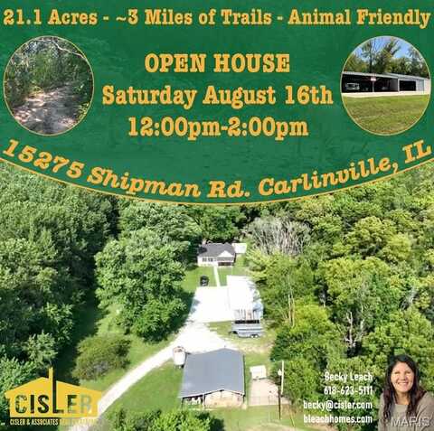 15275 Shipman Road, Carlinville, IL 62626