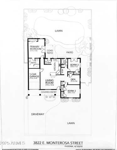 3822 E MONTEROSA Street, Phoenix, AZ 85018