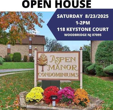 118 Keystone Court, Woodbridge, NJ 07095