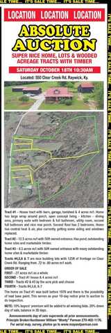 550 Clear Creek Rd, Raywick, KY 40060