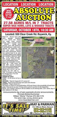 550 Clear Creek Rd, Raywick, KY 40060