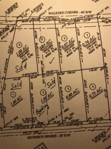 WALKERS CORNER Road, Iva, SC 29655