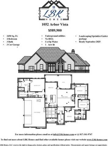 1052 Arbor Vista Drive, Azle, TX 76020
