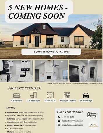 7805 Kenleigh Lane, Rio Vista, TX 76093