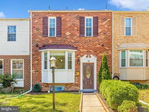 16 ORCHARD DRIVE, GAITHERSBURG, MD 20878