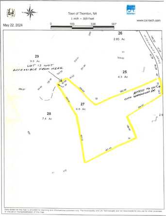 Map 231 Woodwinds Drive, Thornton, NH 03215