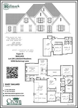 5296 BUTTERCUP, Lakeland, TN 38002