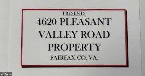 4620 PLEASANT VALLEY ROAD, CHANTILLY, VA 20151