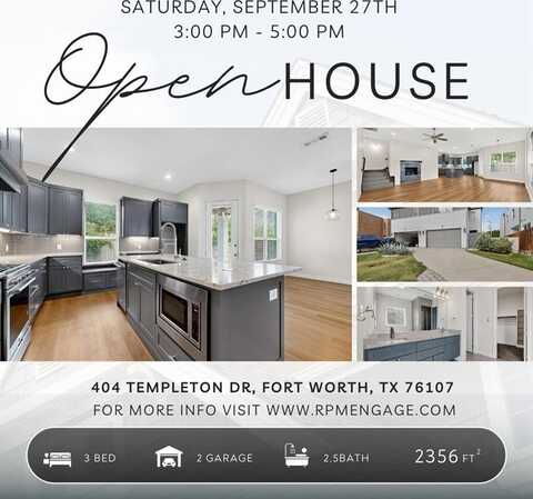 404 Templeton Drive, Fort Worth, TX 76107