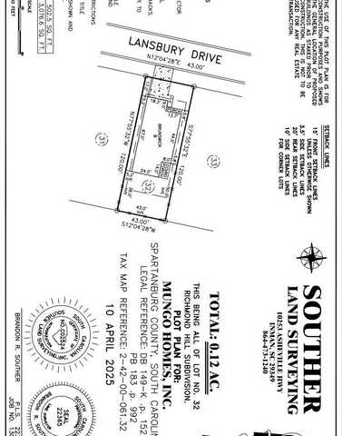 12126 Lansbury Drive, Inman, SC 29349