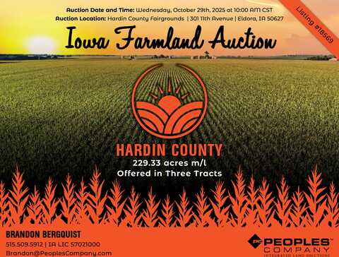 X Avenue and 260th Street, Eldora, IA 50627