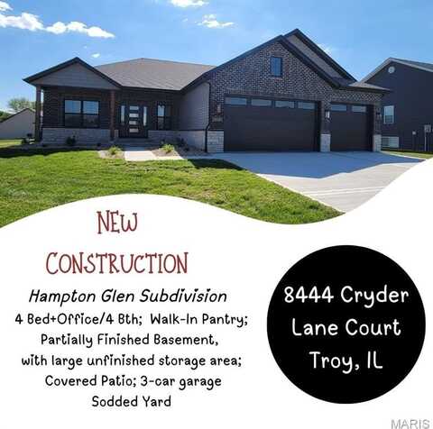 8444 Cryder Lane Court, Troy, IL 62294
