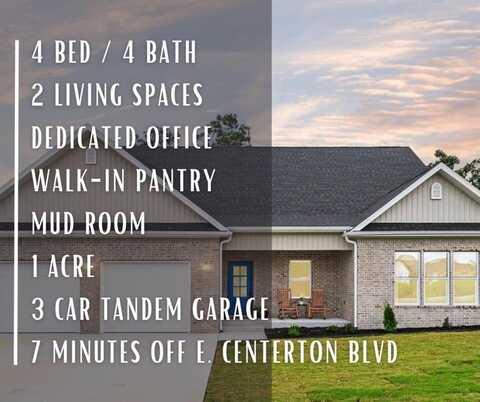 10101 Raindrop LN, Gravette, AR 72736