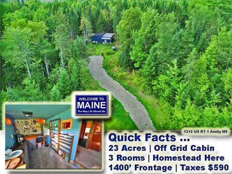 1312 US RT 1, Amity, ME 04471