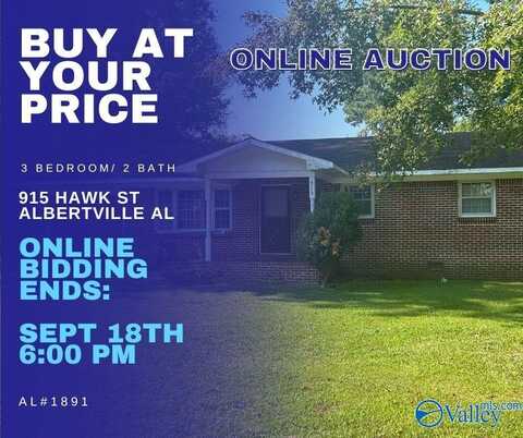 915 Hawk Street, Albertville, AL 35950