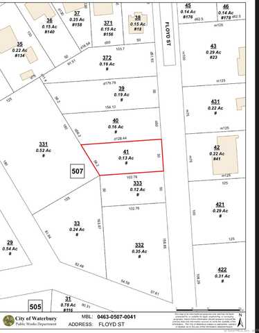 0041 Floyd Street, Waterbury, CT 06701