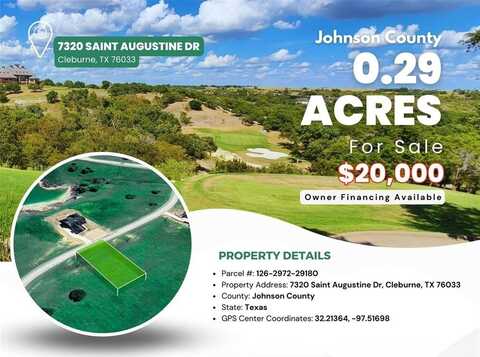 7320 Saint Augustines Drive, Cleburne, TX 76033