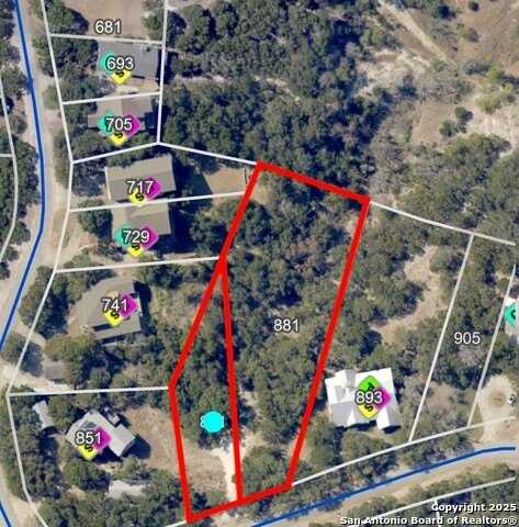 861,881 Riviera, Canyon Lake, TX 78133