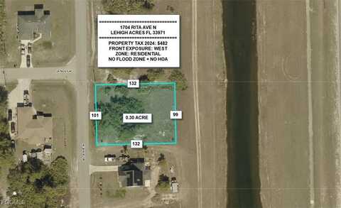 1704 Rita Avenue N, Lehigh Acres, FL 33971
