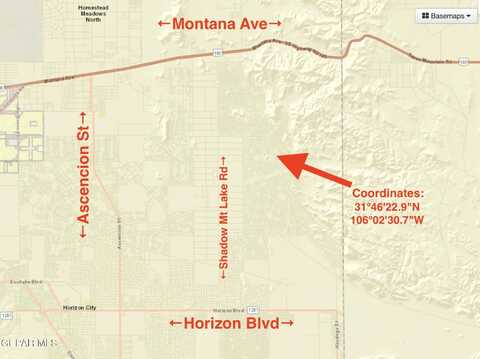 0.26 Acre TBD Brock Port Avenue, Clint, TX 79938