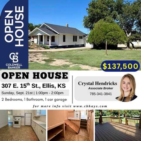 307 E 15th, Ellis, KS 67637