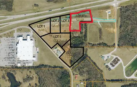 Lot 4 McCord Rd, Pontotoc, MS 38863